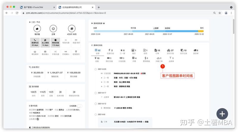 客户跟进系统